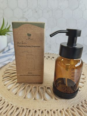 Amber Foaming Soap Dispenser, Style: Single