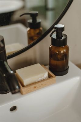 Amber Foaming Soap Dispenser
