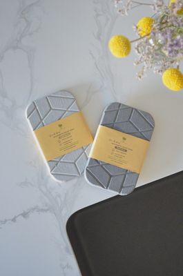 Diatomite Quick-Dry Geometric Soap Dish