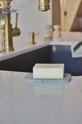 Diatomite Quick-Dry Geometric Soap Dish