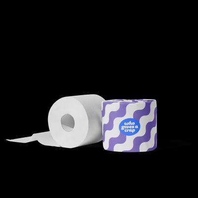 100% Recycled Toilet Paper Roll