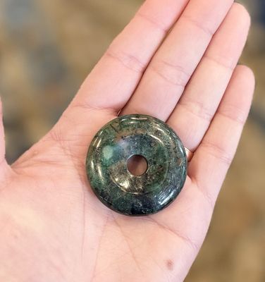 40mm Emerald Donut