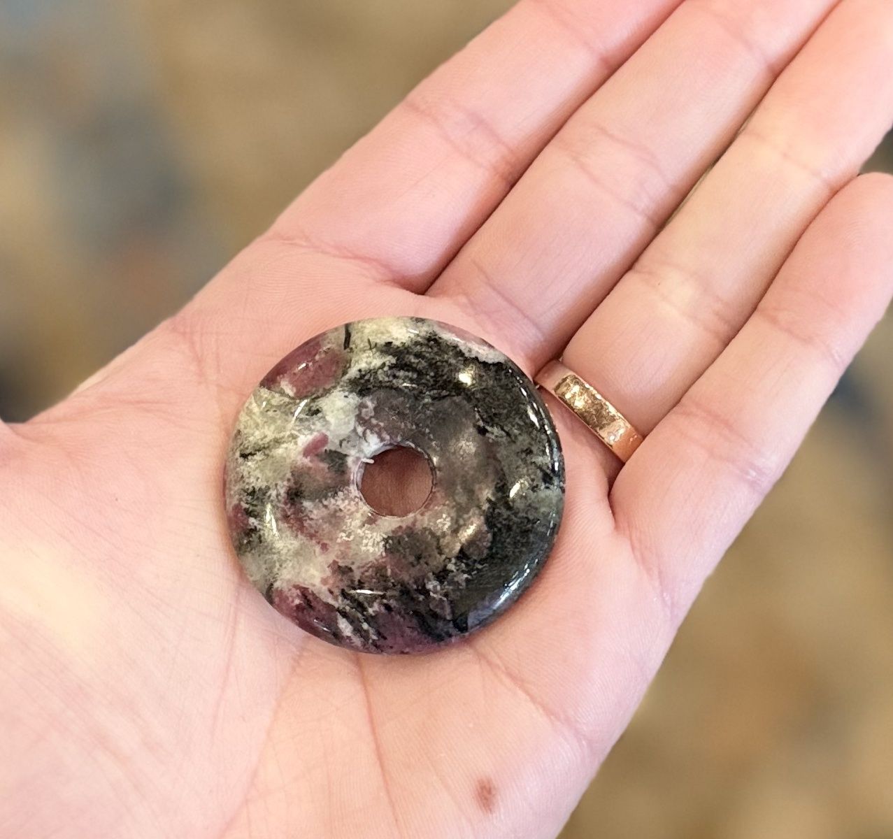 40mm Eudialyte Donut