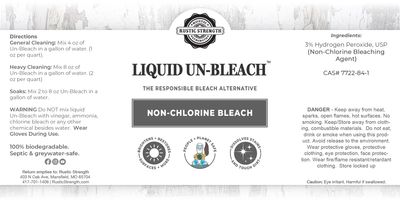Liquid Un-Bleach / Hydrogen Peroxide (by oz)