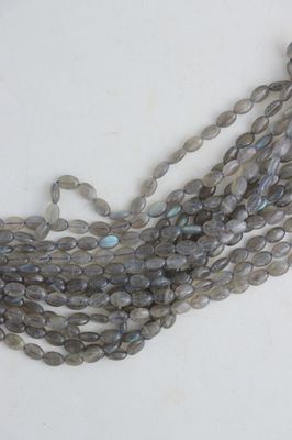 8x12 mm Oval Labradorite Beads