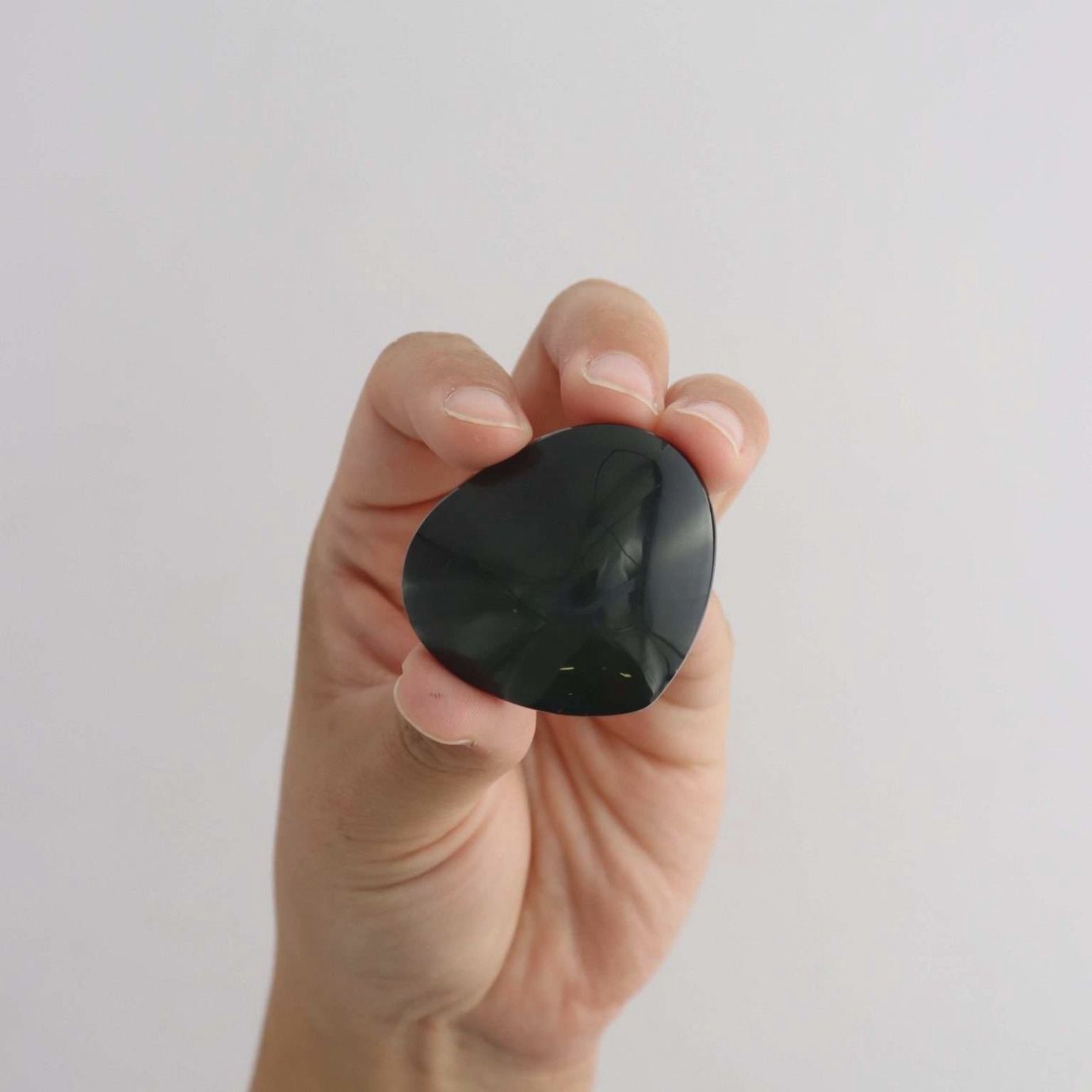 Rainbow Obsidian Heart