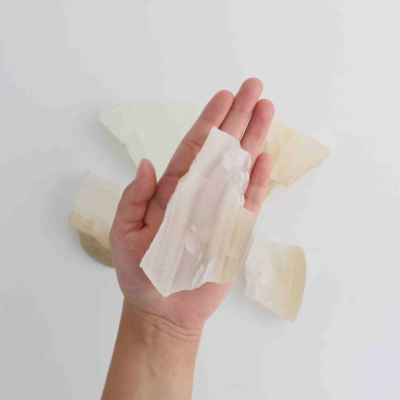 White Onyx Slab Sphere Holder