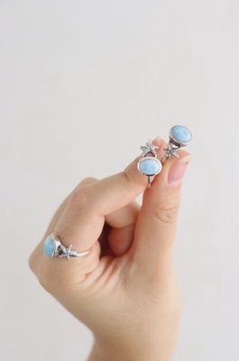 Larimar Ring