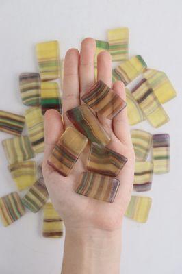 Yellow Fluorite Cabochon (by g)