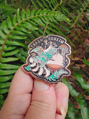 Trash Goblin Enamel Pin