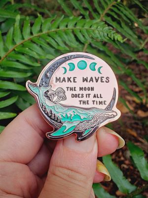 Make Waves Enamel Pin