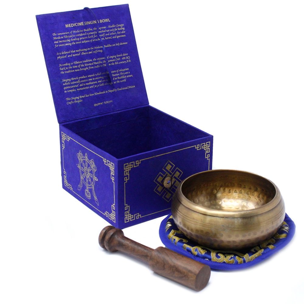 Medicine Buddha Singing Bowl Set 10cm