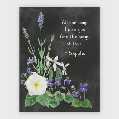 Sapphic Songs of Love Card