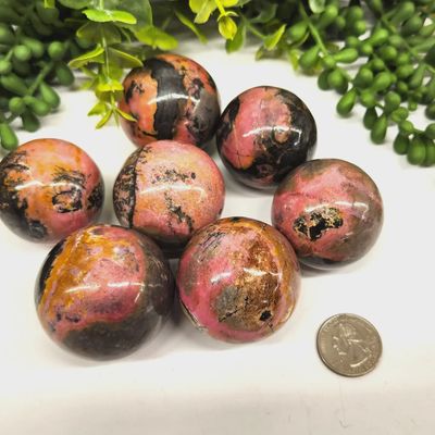 Small Sunset Rhodonite Sphere