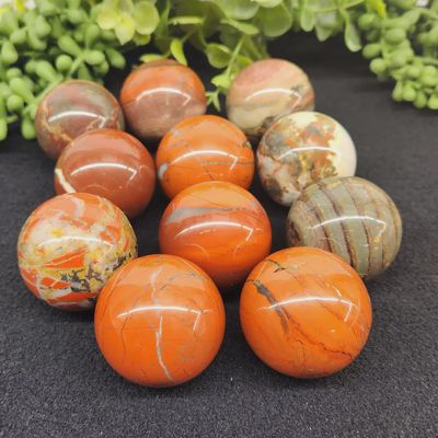Small Red Jasper Sphere