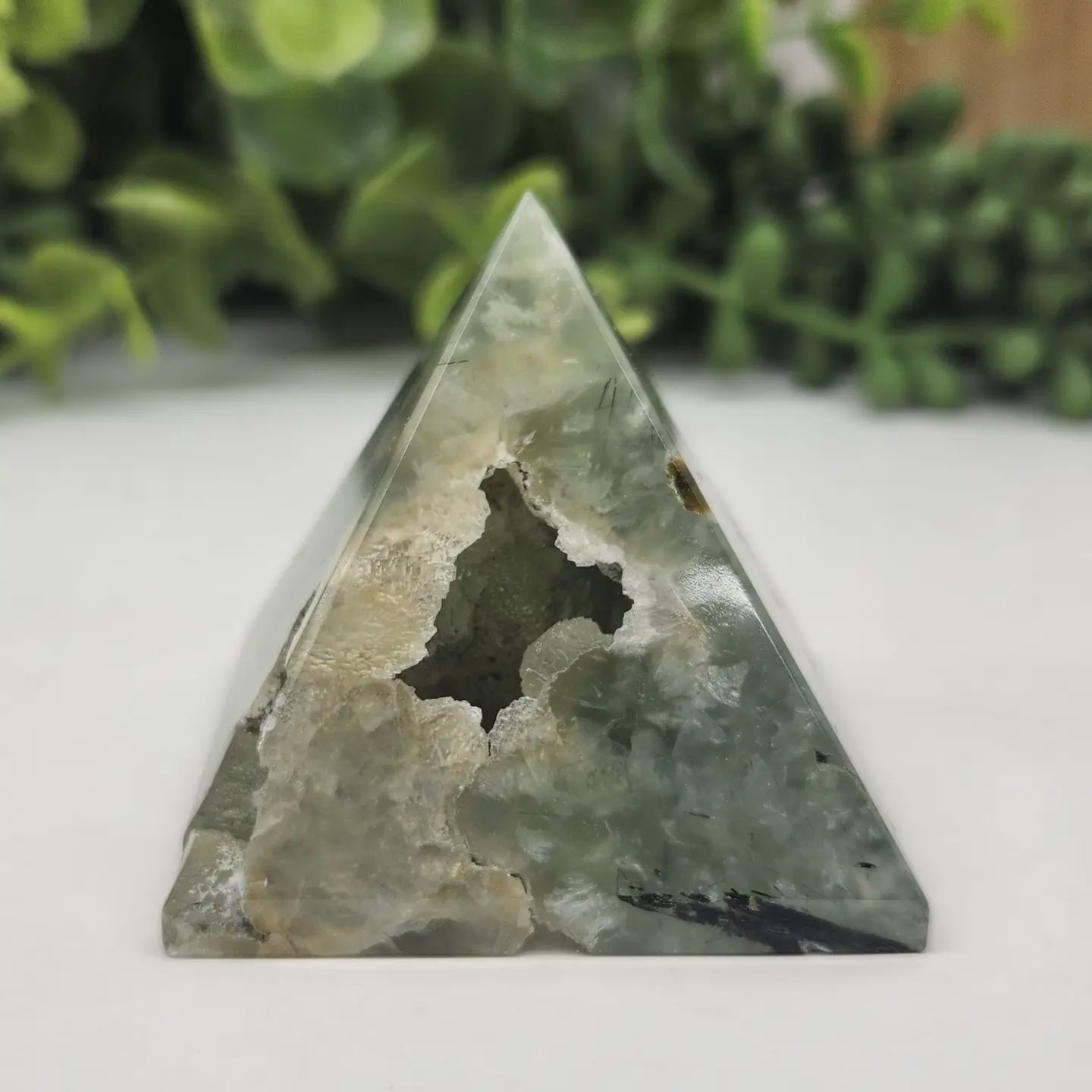 5cm Prehnite Pyramid