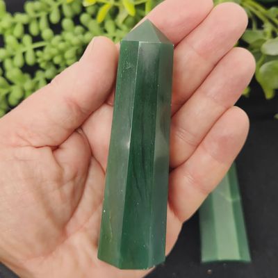 Jade 8-Side Faceted Tower