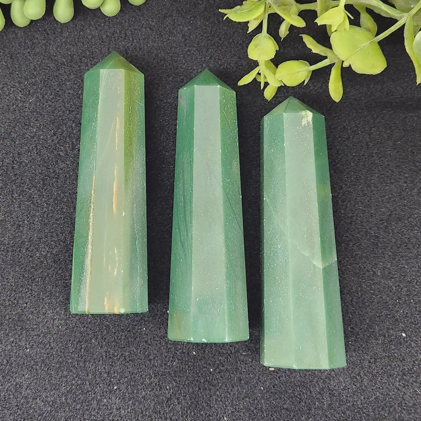 Jade 8-Side Faceted Tower