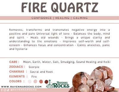 Fire Quartz Tumble Stone