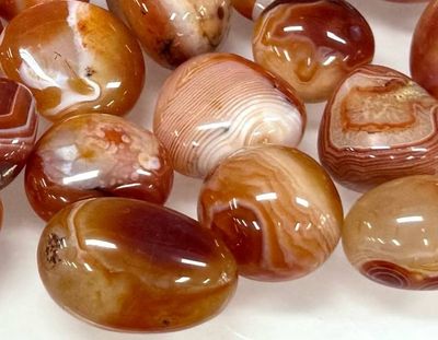 Red Sardonyx Tumble Stone