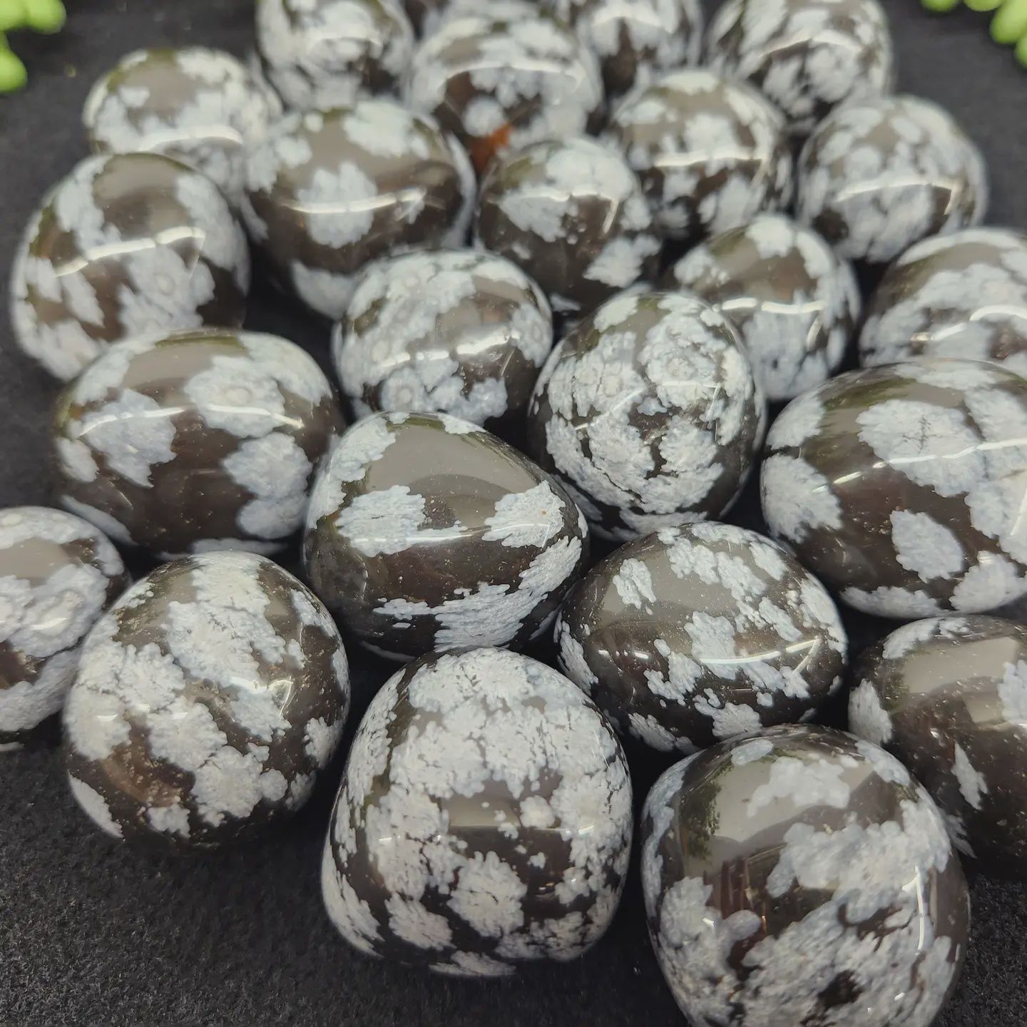 Snowflake Obsidian Tumble Stone