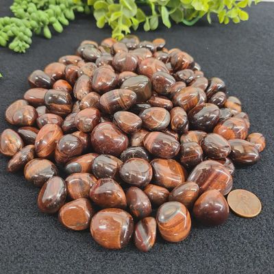 Red Tiger Eye Tumble Stone