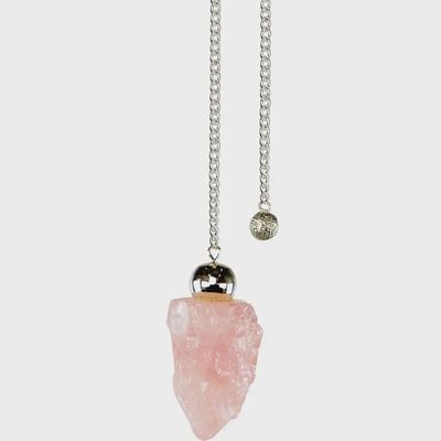 Rough Rose Quartz Pendulum