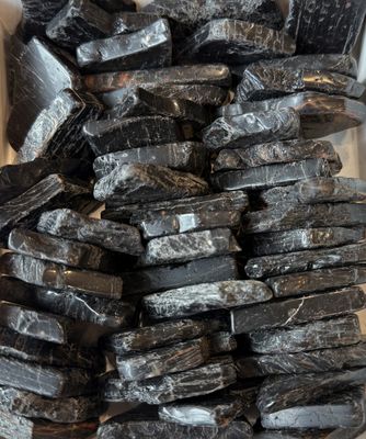 Rough Edged Black Tourmaline Pocket Stone