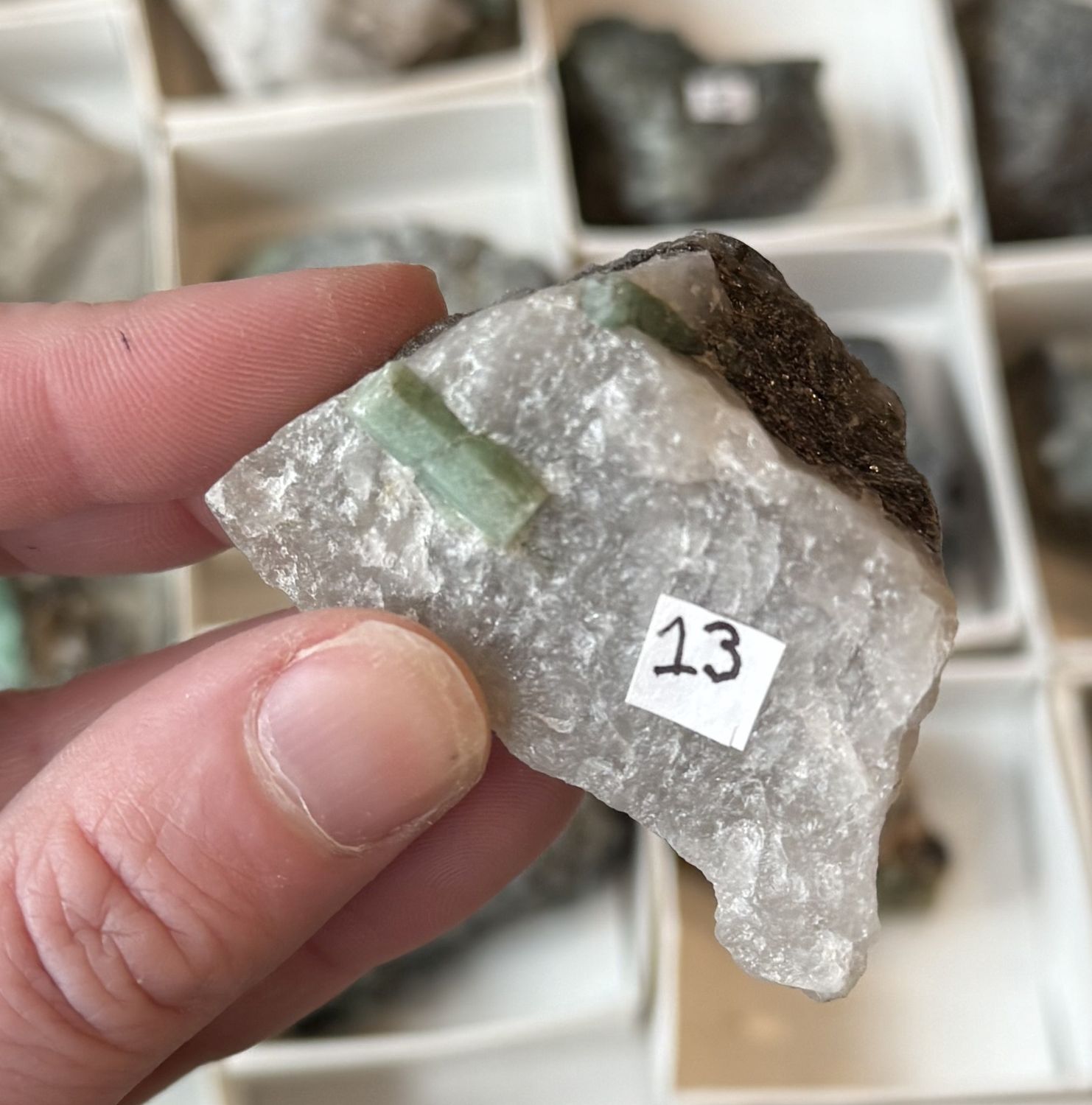 Large Rough Emerald in Matrix (by kg)