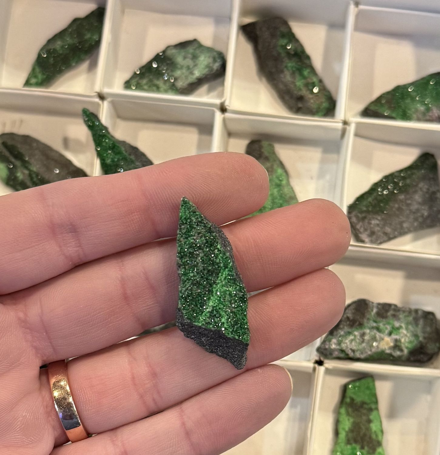 Uvarovite Garnet Piece
