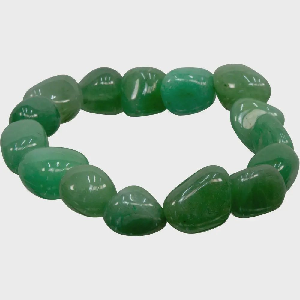 Green Aventurine Tumble Stone Beaded Bracelet