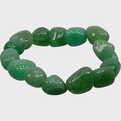 Green Aventurine Tumble Stone Beaded Bracelet