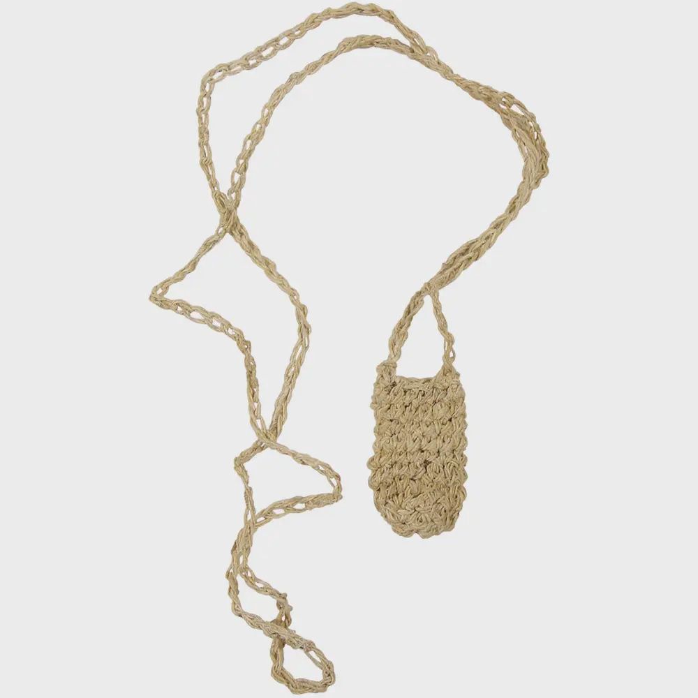 Natural Hemp Crystal Pouch