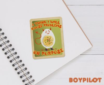 Deviled Egg Sticker
