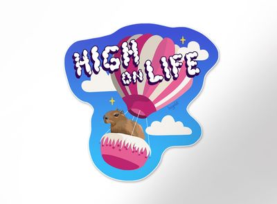 Capybara Sticker