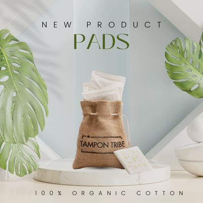 100% Organic Cotton Ultrathin Pads