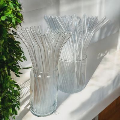 Glass Bent Top Straw