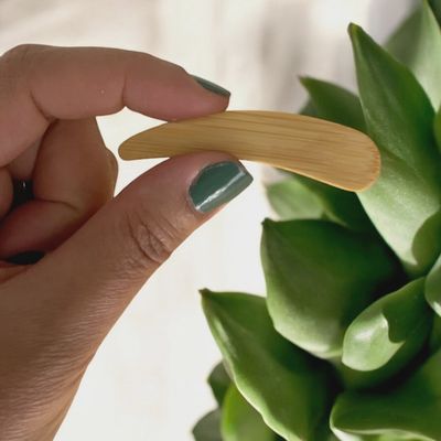 Bamboo Cream Lotion Applicator