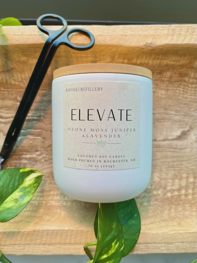 The Granite Vessel -  Coconut Soy Wax Candle - Refillable, Type: Elevate