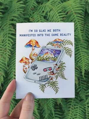 Manifest Reality Greeting Card