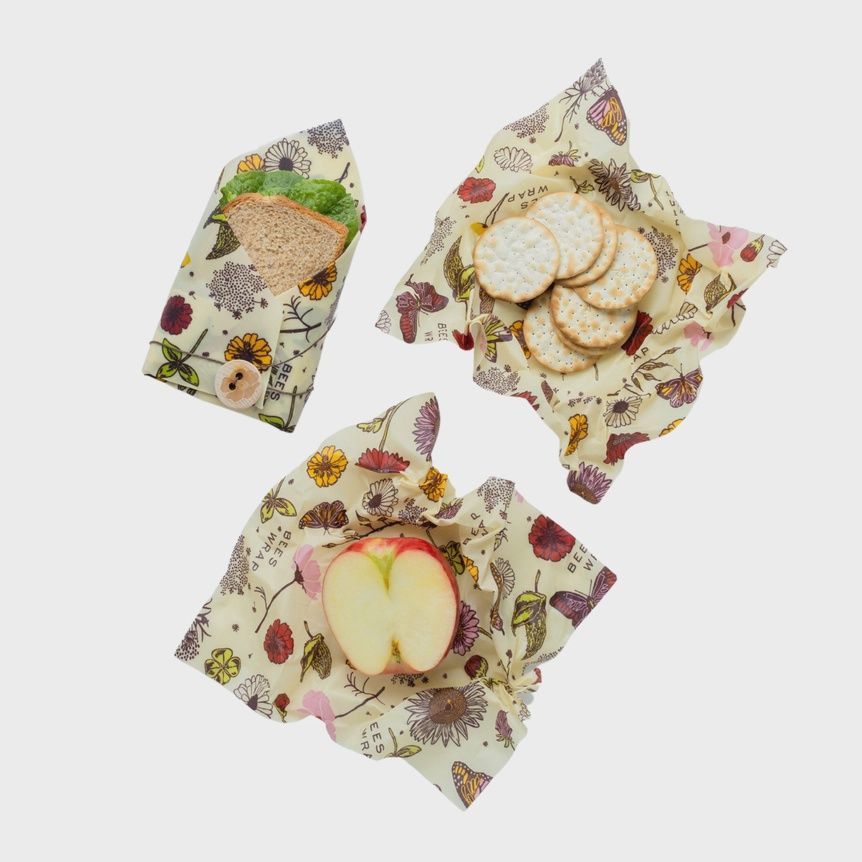 Bee&#39;s Wrap Lunch 3-pack | Plant-Based Wax