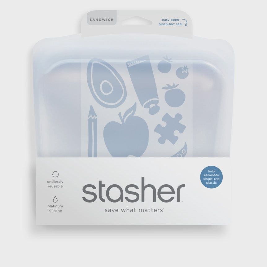 Stasher Sandwich Bag, Colour: Clear