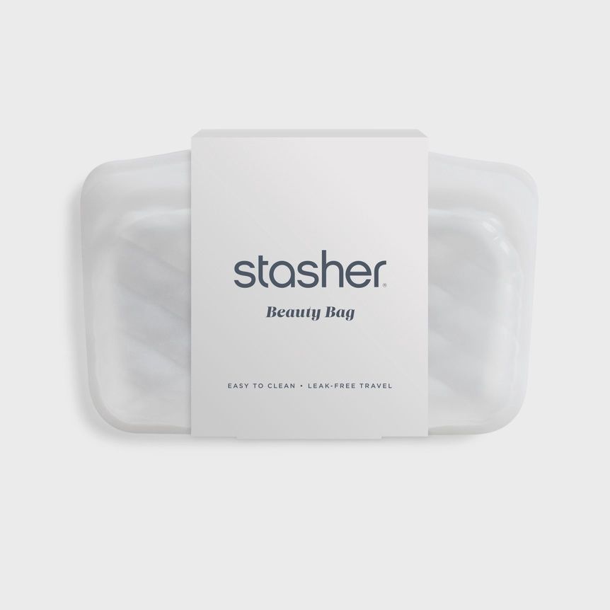 Stasher Touch-Up Powder Beauty Bag