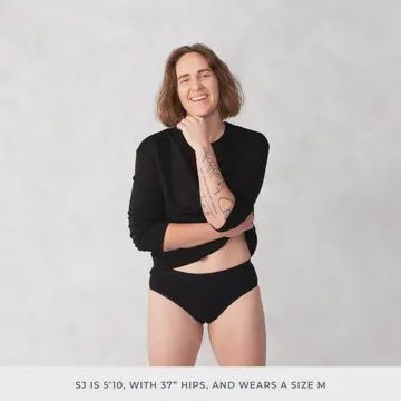 Leakproof Comfort Brief | Volcanic Black