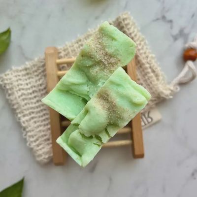 RR Vegan Foot Scrub Bar Soap -Himalayan Salt