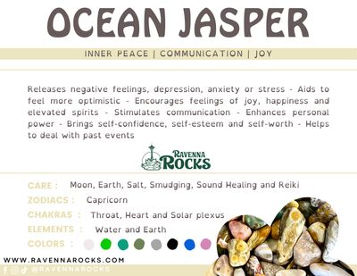Ocean Jasper Tumble Stone