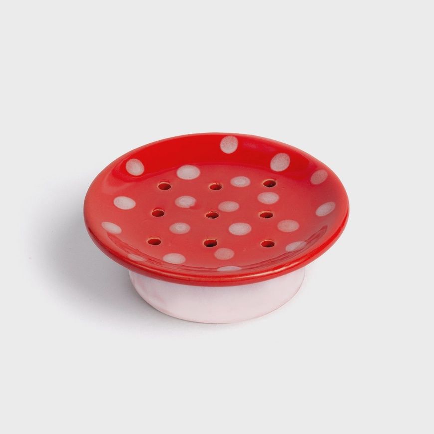 Swedish Dream Mushroom Ceramic Soap Dish