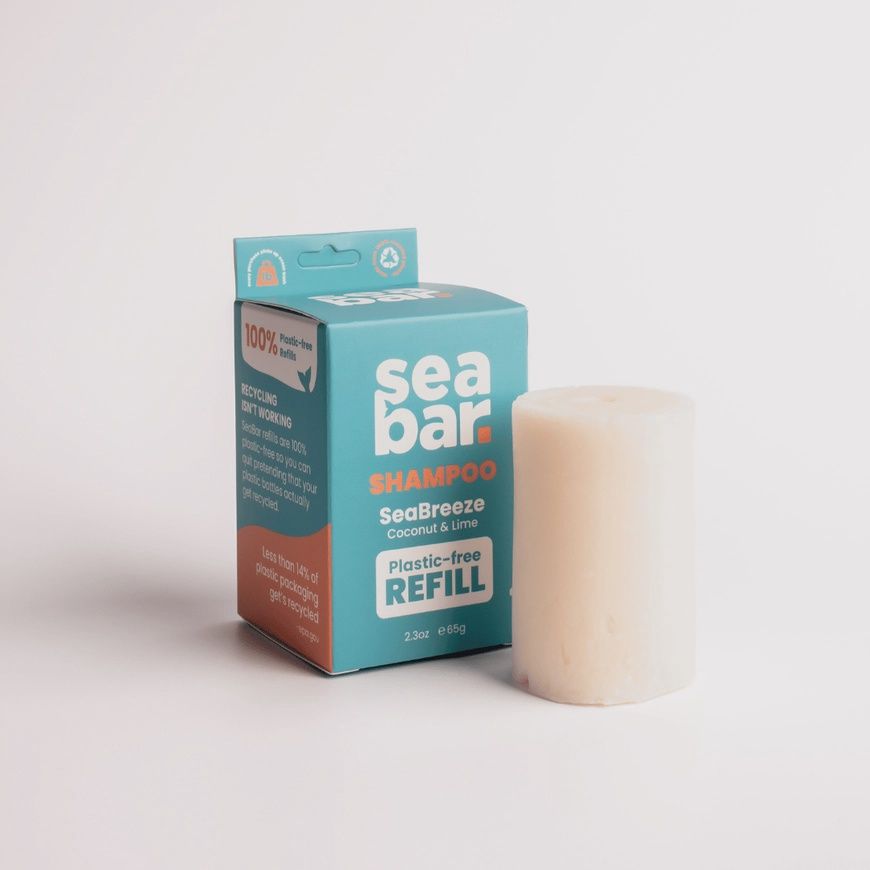 SeaBar Shampoo Bar - Refill Only, Type: SeaBreeze