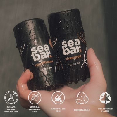 SeaBar Shampoo Bar with Holder
