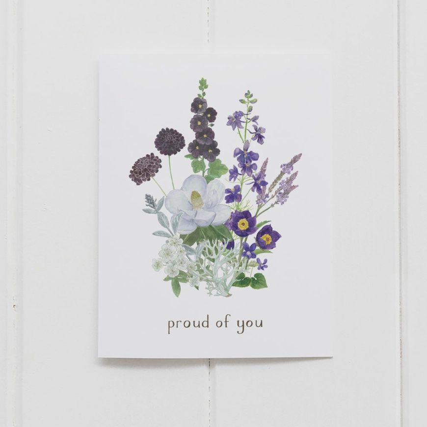 Asexual Pride Bouquet  - LGBTQ Pride Greeting Card